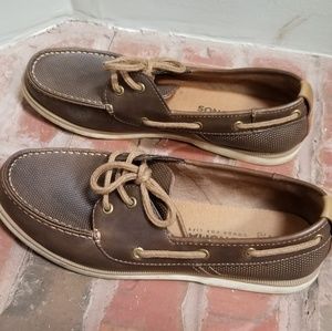 Sonoma Leather Boat Shoes